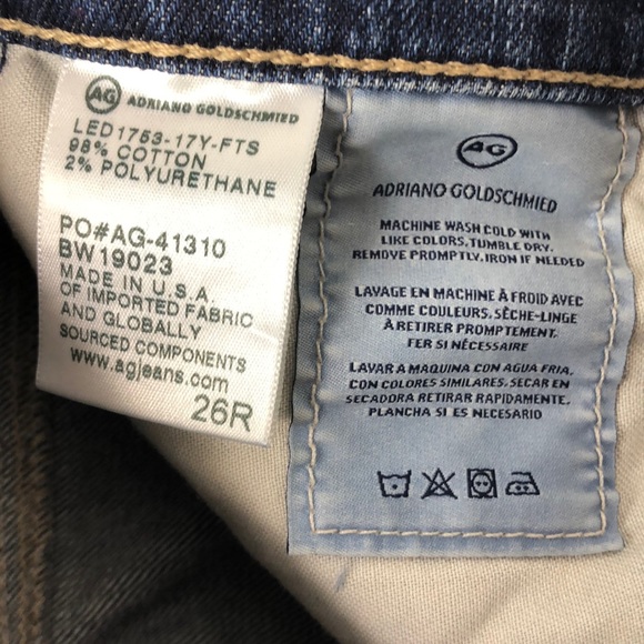 SOLD AG Adriano Goldschmied Isabell High-Rise Crop - Picture 5 of 5